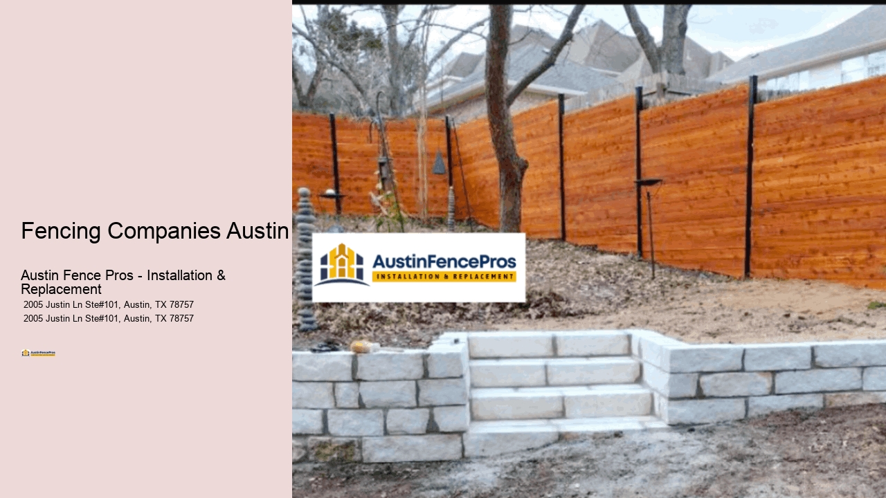 Fencing Companies Austin 
