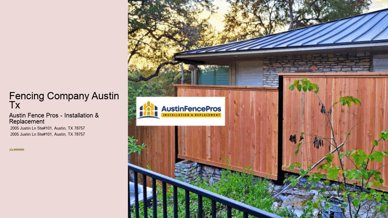 Fencing Company Austin Tx 