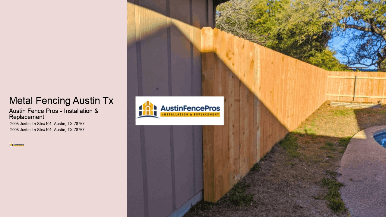 Metal Fencing Austin Tx